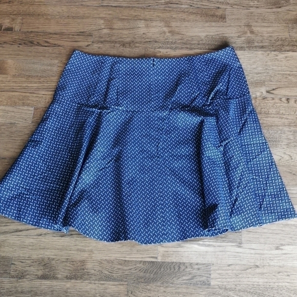 Lane Bryant A-Line Skater Skirt Black White Plus New 26 - Picture 3 of 5